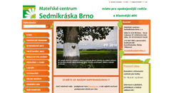 Desktop Screenshot of mcsedmikraskabrno.cz